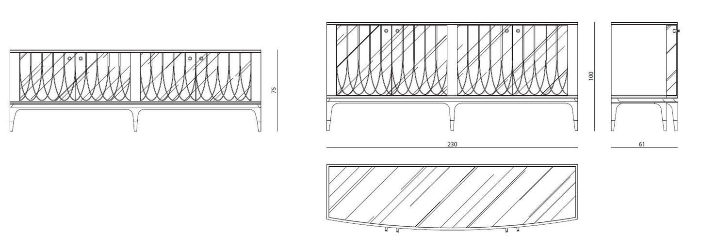 Visionnaire Panay Sideboard