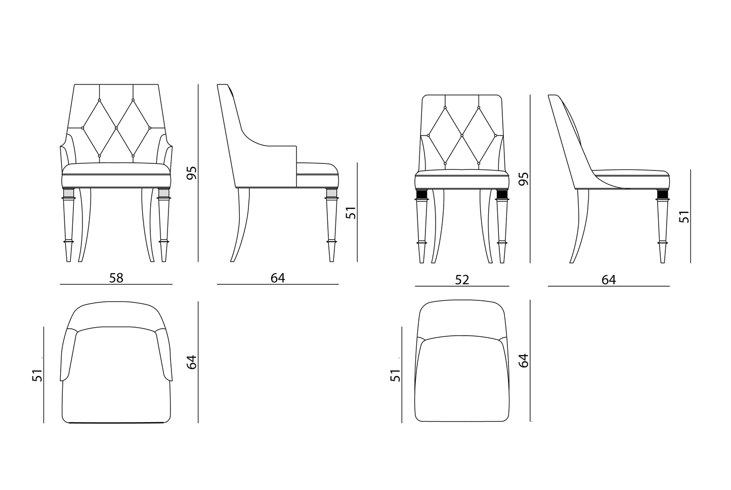 Visionnaire Sévigné Dining Chair