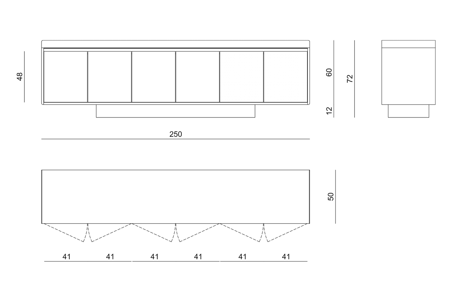 Visionnaire Drusilla Tv Stand