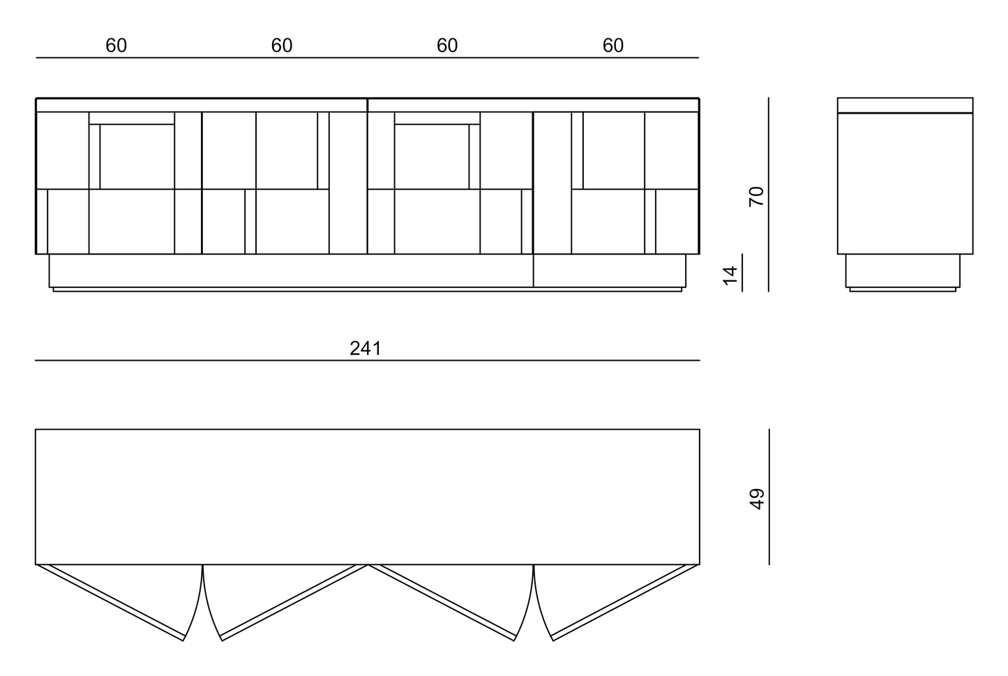 Visionnaire Zahara Tv Stand