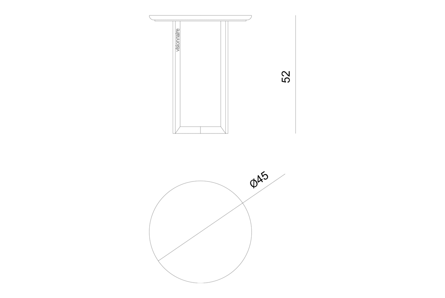 Visionnaire Egoiste Side Table