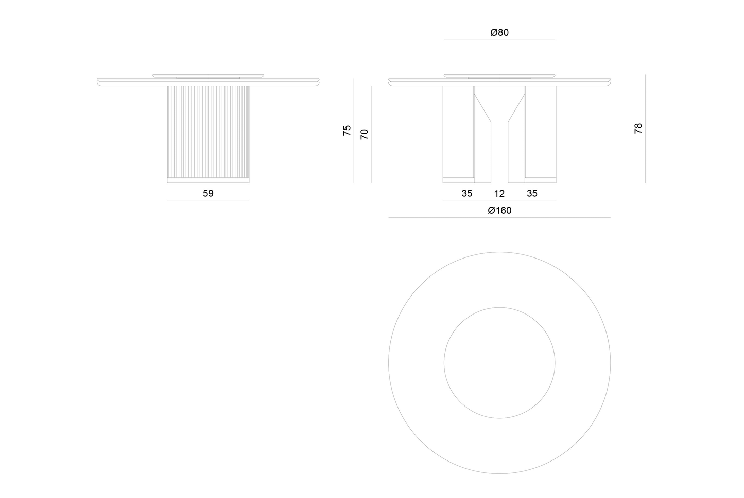 Visionnaire Palace Dining Table