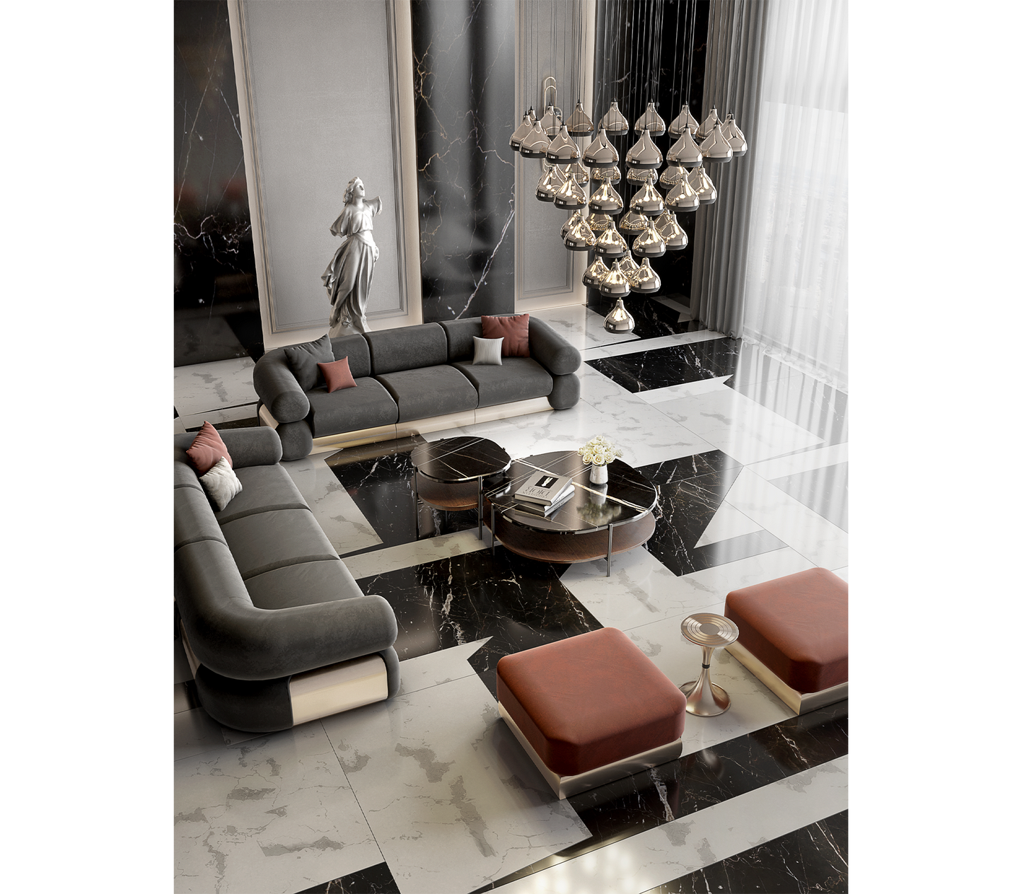 Boca Do Lobo  Fitzgerald Sectional Sofa