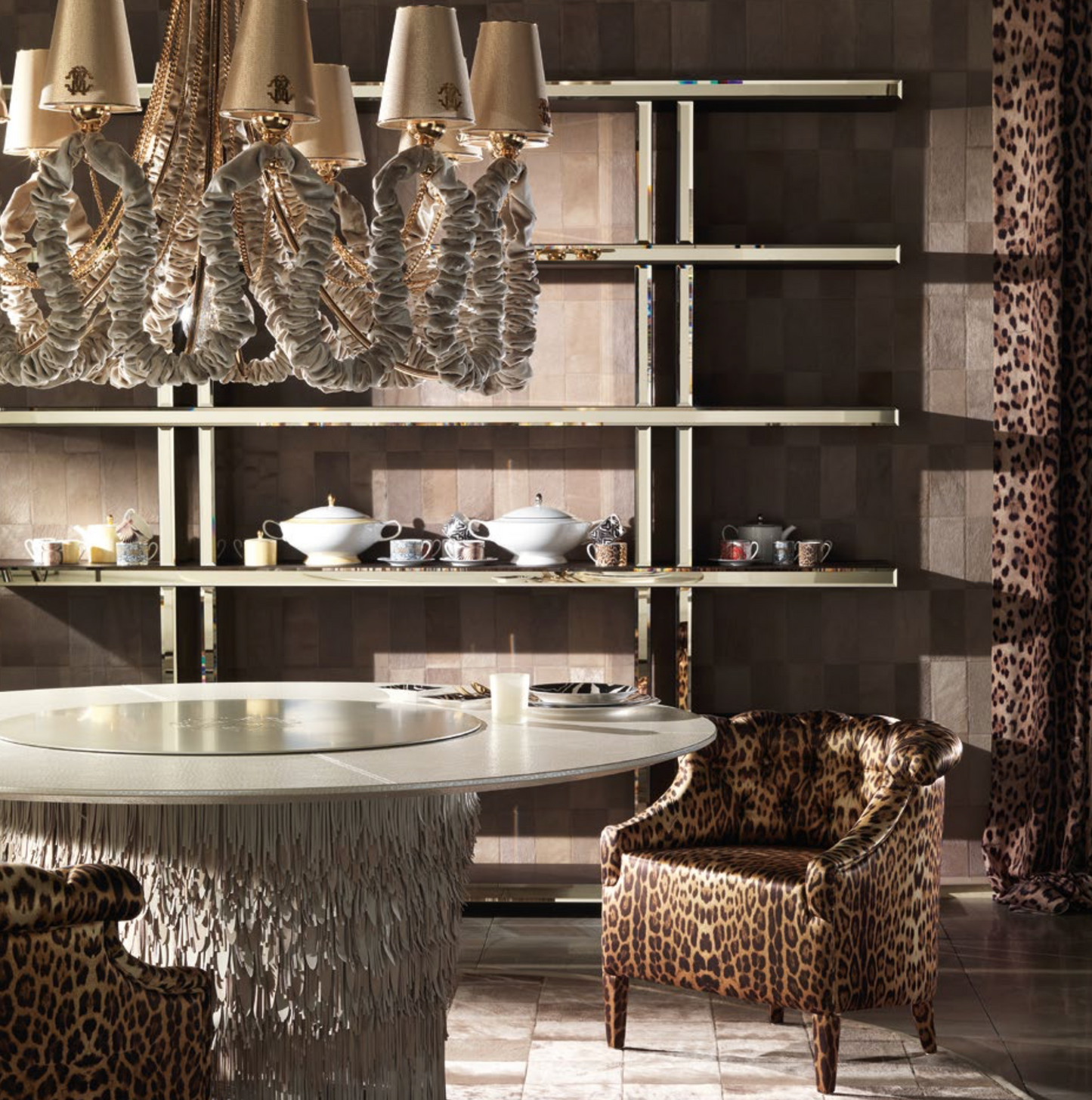 Roberto Cavalli Wall Bookshelf