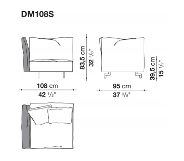 B&B Dambo Sofa