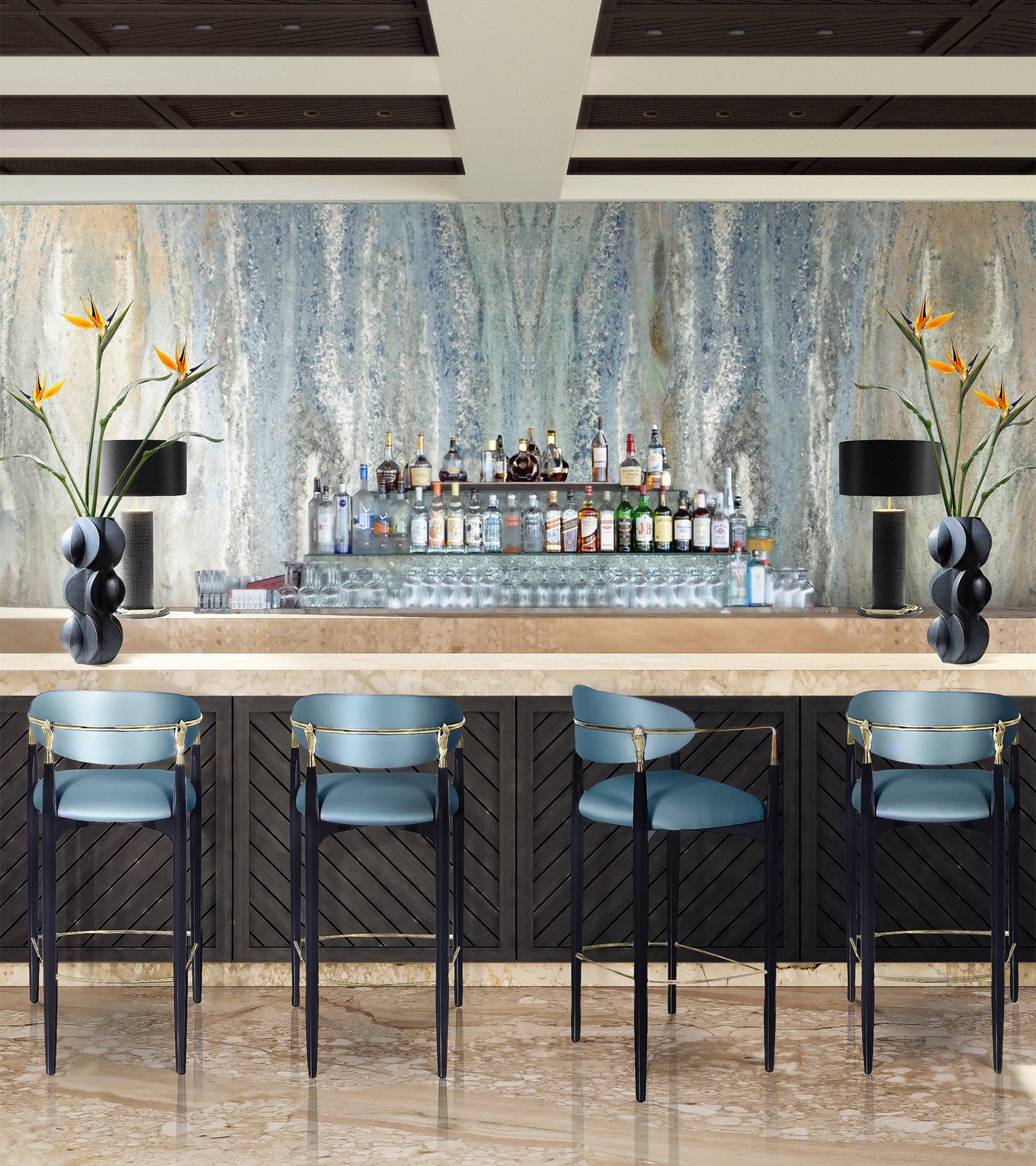 Boca Do Lobo Nahéma Bar Chair