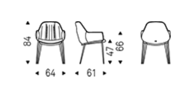 Cattelan Scarlett Ml Dining Chair