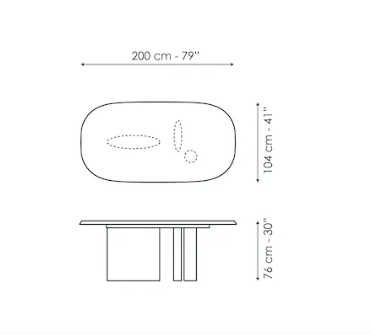 Bonaldo Padiglioni Dining Table