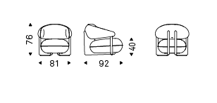 Cattelan Ruby Leisure Chair
