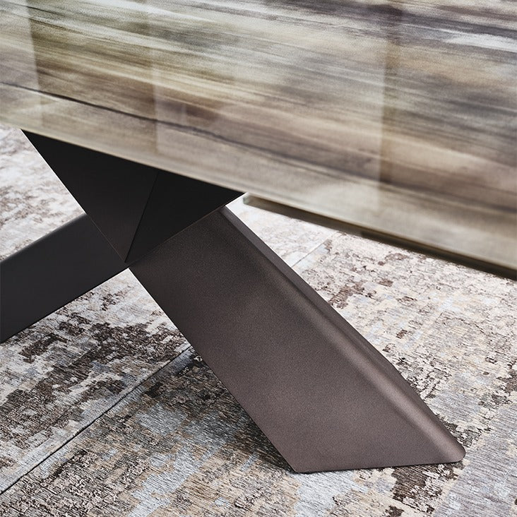 Cattelan Tyron Crystalart Drive Dining Table