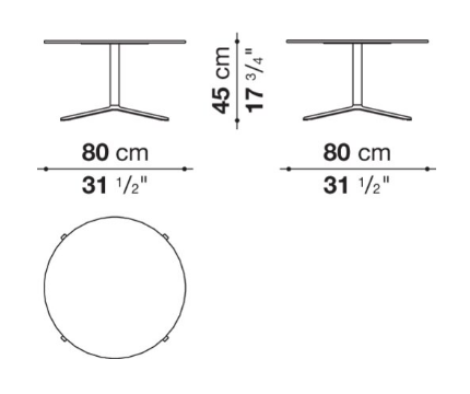 B&B Cosmos Side Table