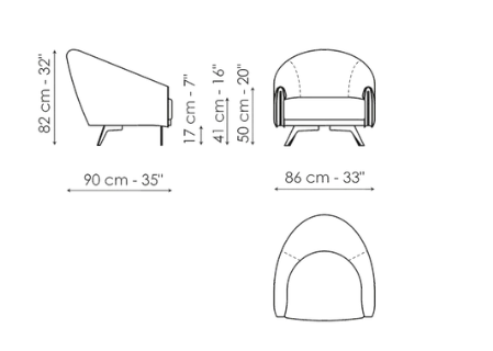 Bonaldo Saddle Leisure Chair