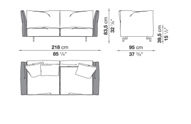 B&B Dambo Sofa