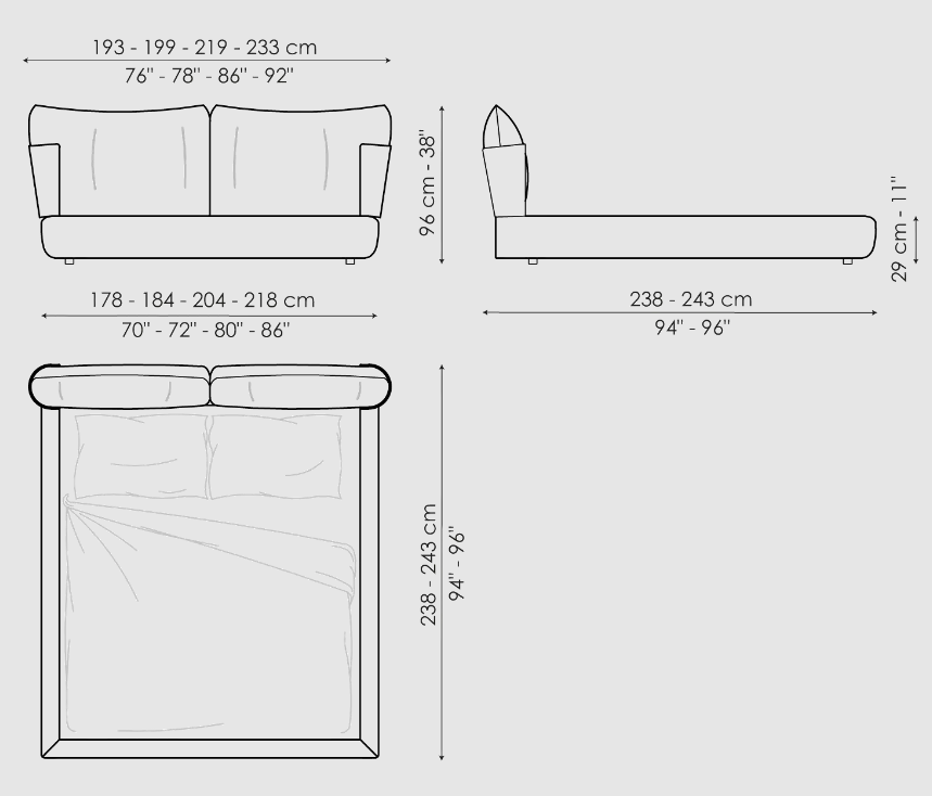 Bonaldo Blend Bed