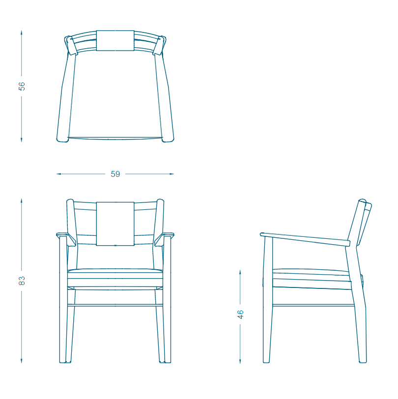 Bruno Moinard Editions Pyla Dining Chair