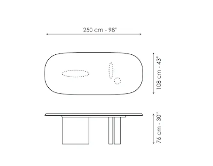 Bonaldo Padiglioni Dining Table