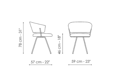 Bonaldo Bahia Dining Chair