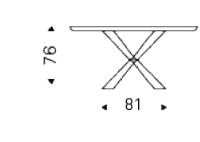 Cattelan Spyder Keramik Dining Table