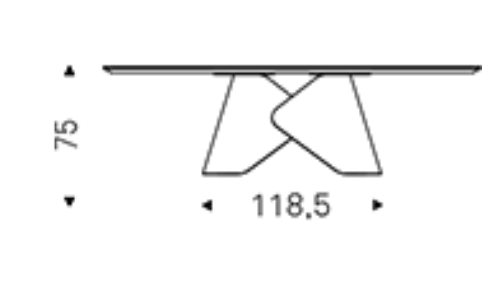 Cattelan Scott Dining Table