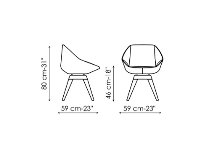 Bonaldo Stone Dining Chair