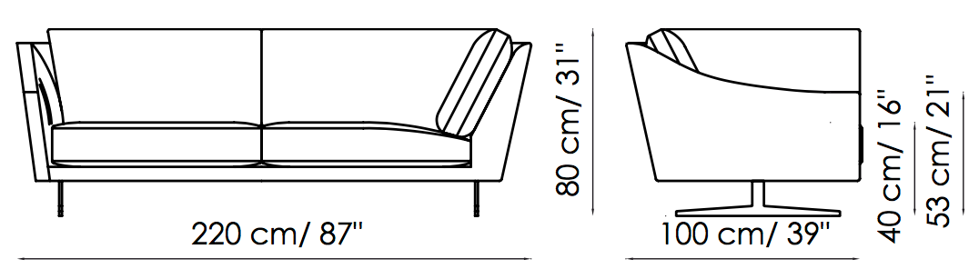 Bonaldo Skid Sofa