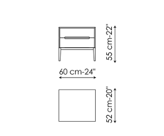 Bonaldo Gala Nightstand