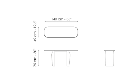 Bonaldo Flame Console Table