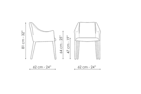 Bonaldo Vela Dining Chair