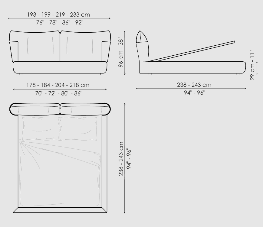 Bonaldo Blend Bed