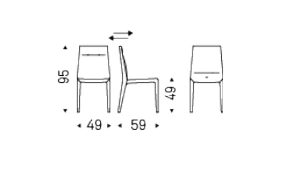 Cattelan Agatha Flex Dining Chair