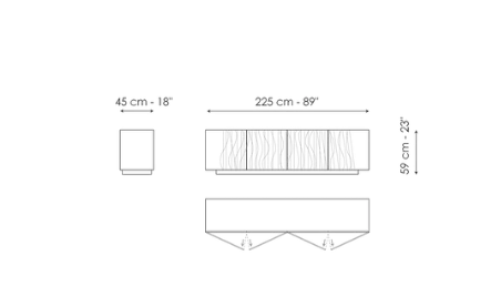 Bonaldo Blush Sideboard
