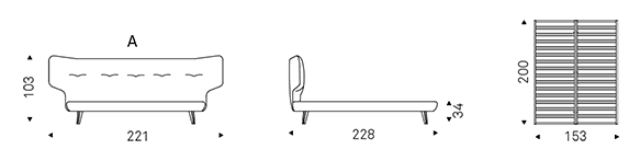 Cattelan Thomas Bed