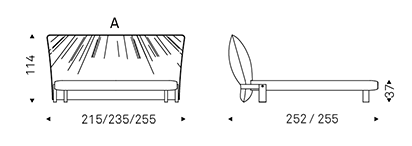 Cattelan Pascal Bed