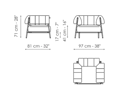 Bonaldo Tirella Leisure Chair