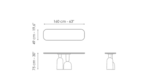 Bonaldo Cop Console Table