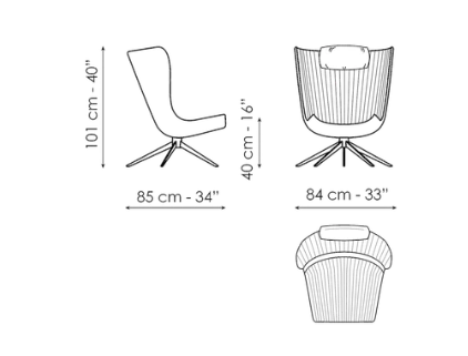 Bonaldo Colibrì Leisure Chair