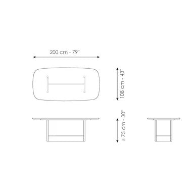 Bonaldo Canvas Dining Table