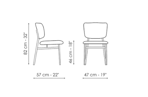 Bonaldo Noor Dining Chair