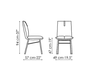 Bonaldo Pil Dining Chair