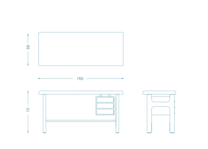 Bruno Moinard Editions Forsa Writing Table