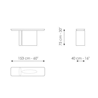 Bonaldo One Console Table