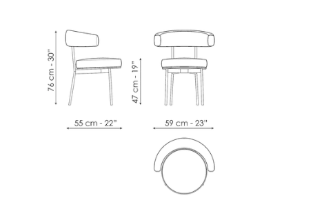 Bonaldo Neuilly Dining Chair