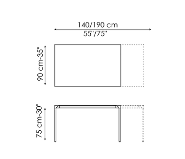 Bonaldo Zen Dining Table