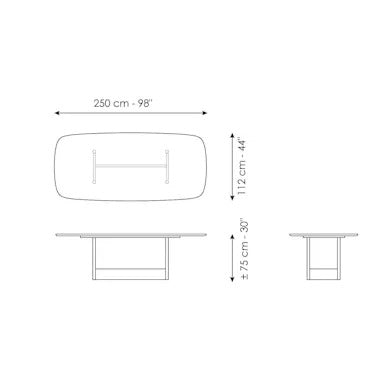 Bonaldo Canvas Dining Table