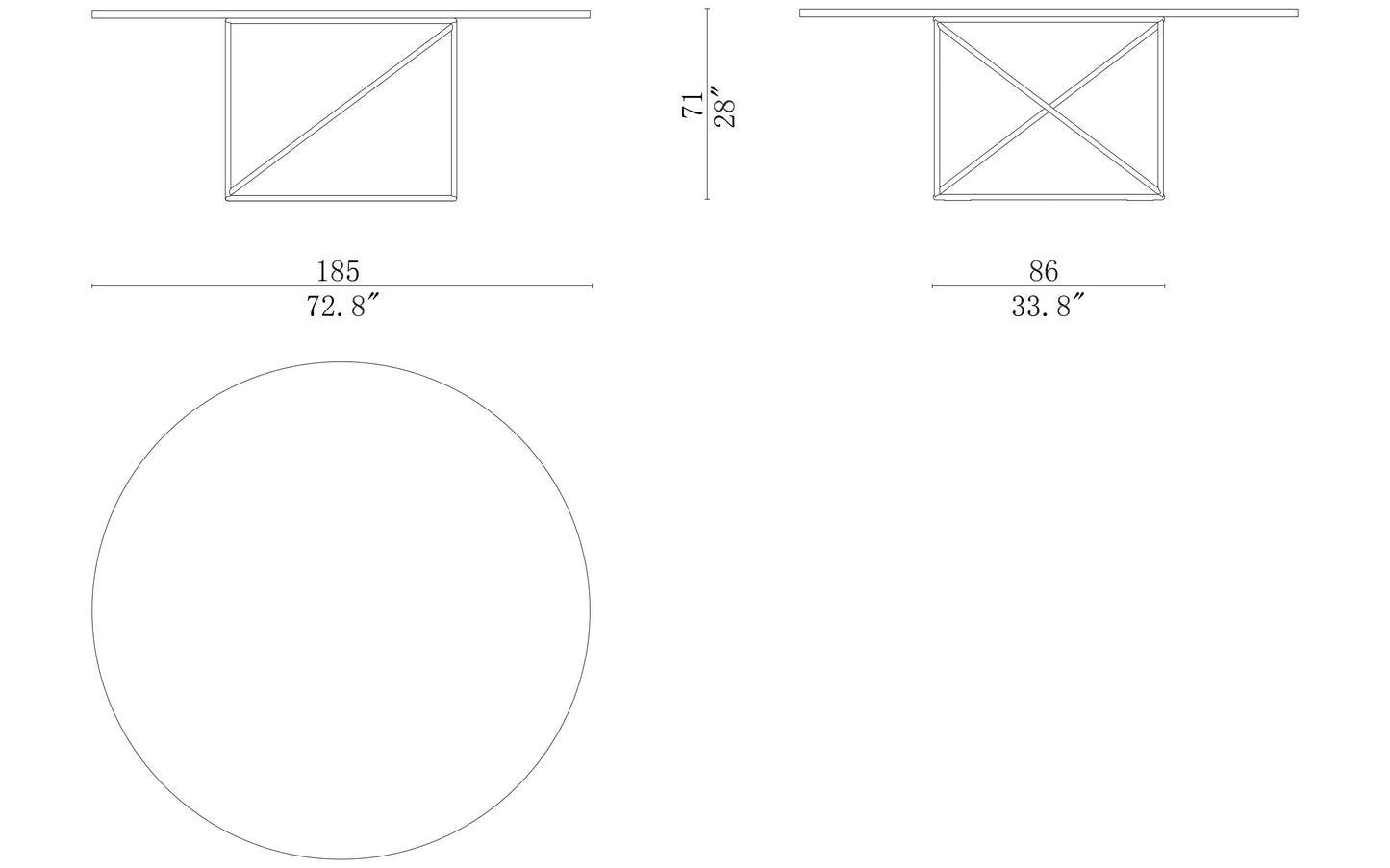 Cassina Lc15 Table De Conférence Dining Table