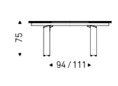 Cattelan Elan Drive Dining Table