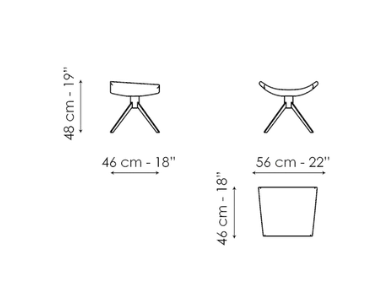 Bonaldo Colibrì Leisure Chair