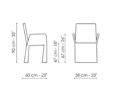 Bonaldo Ketch Dining Chair