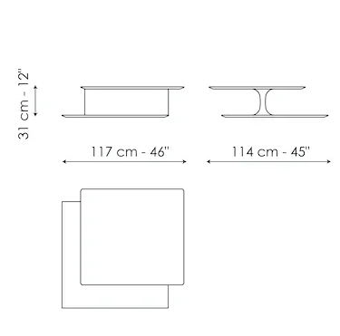 Bonaldo Kasumi Coffee Table