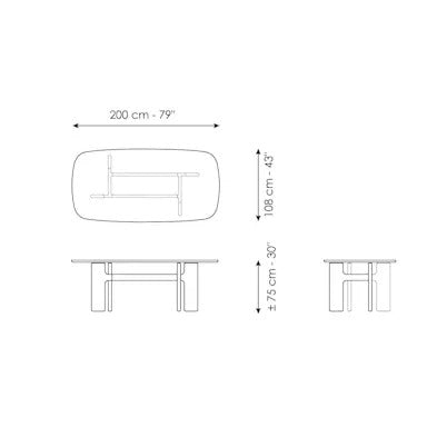 Bonaldo Hippos Dining Table